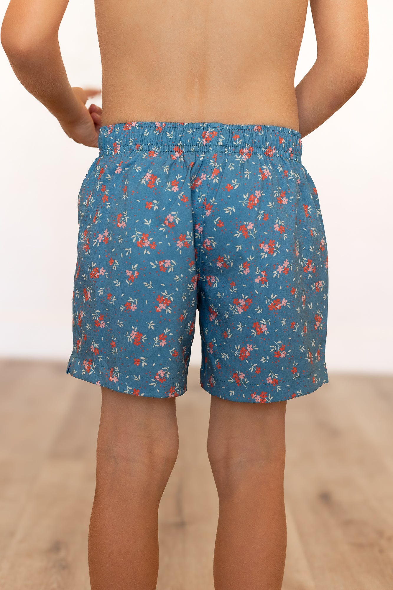 Blue Floral Swimsuit