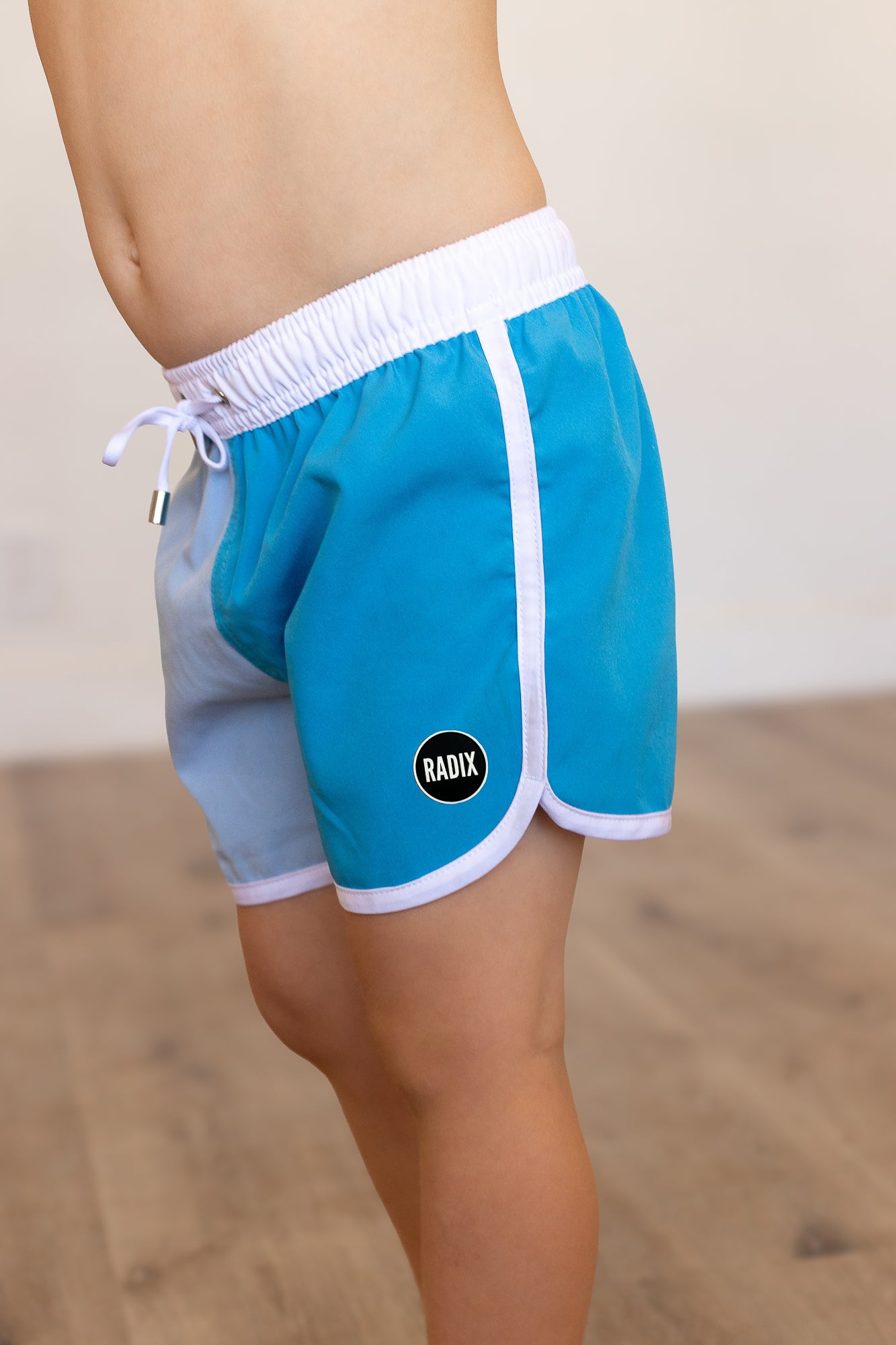 Blue Color Block Swimsuit
